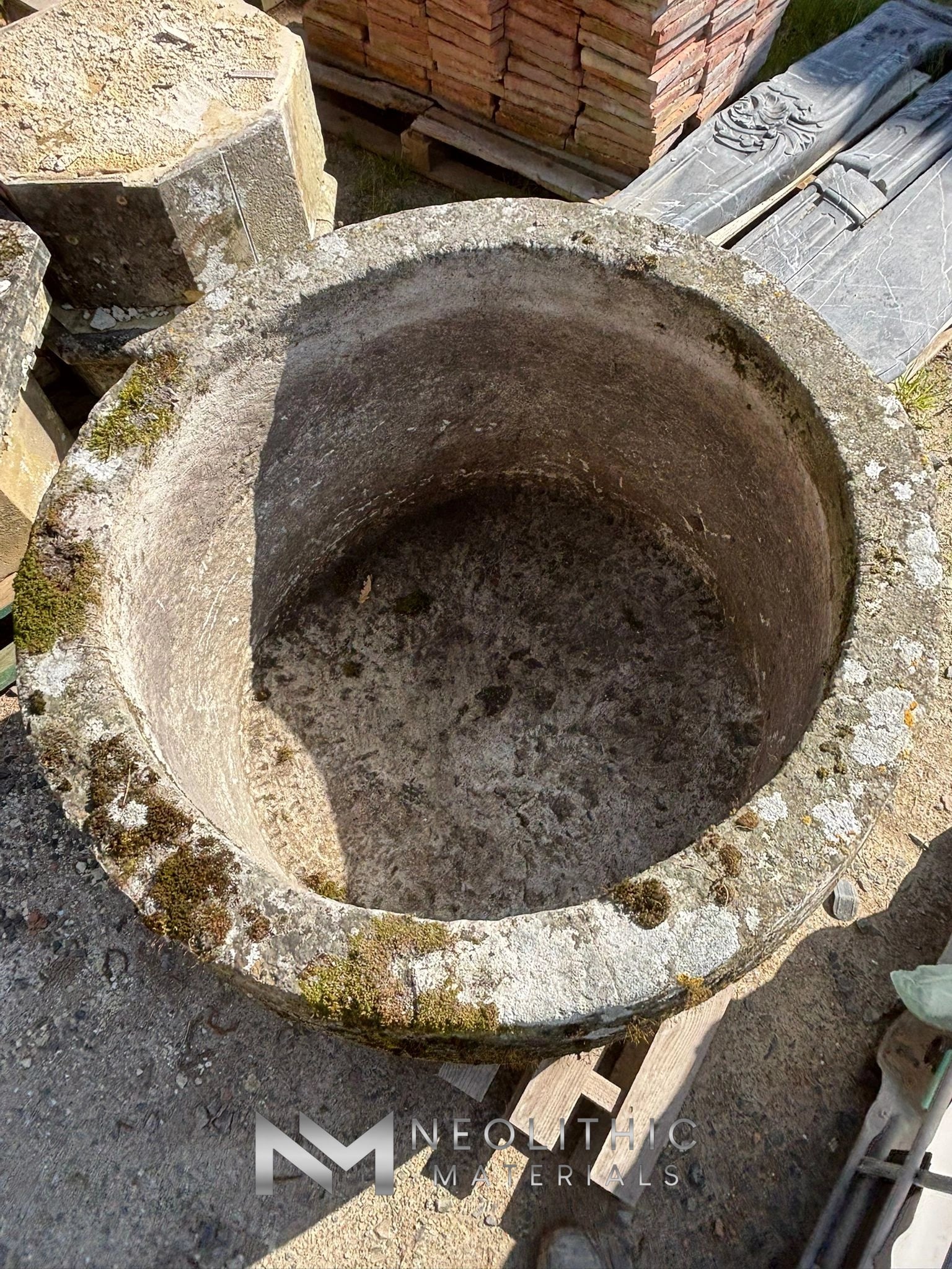 French Antique Limestone Trough - Image 3