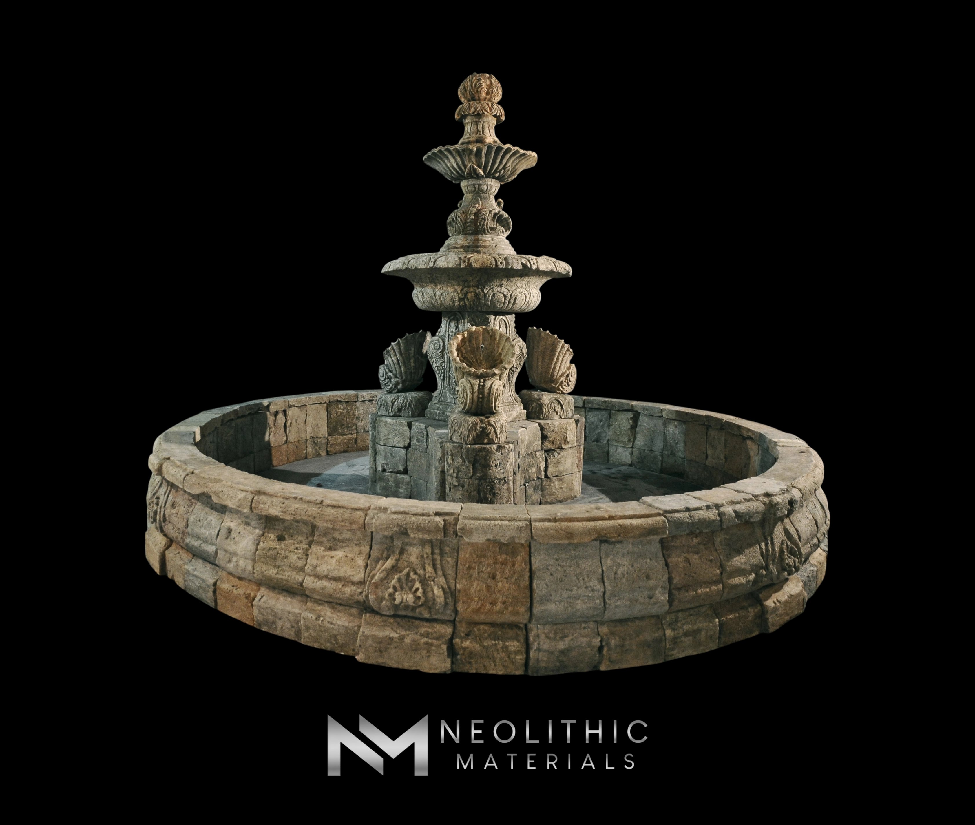 Reclaimed Limestone Fountain - Image 1