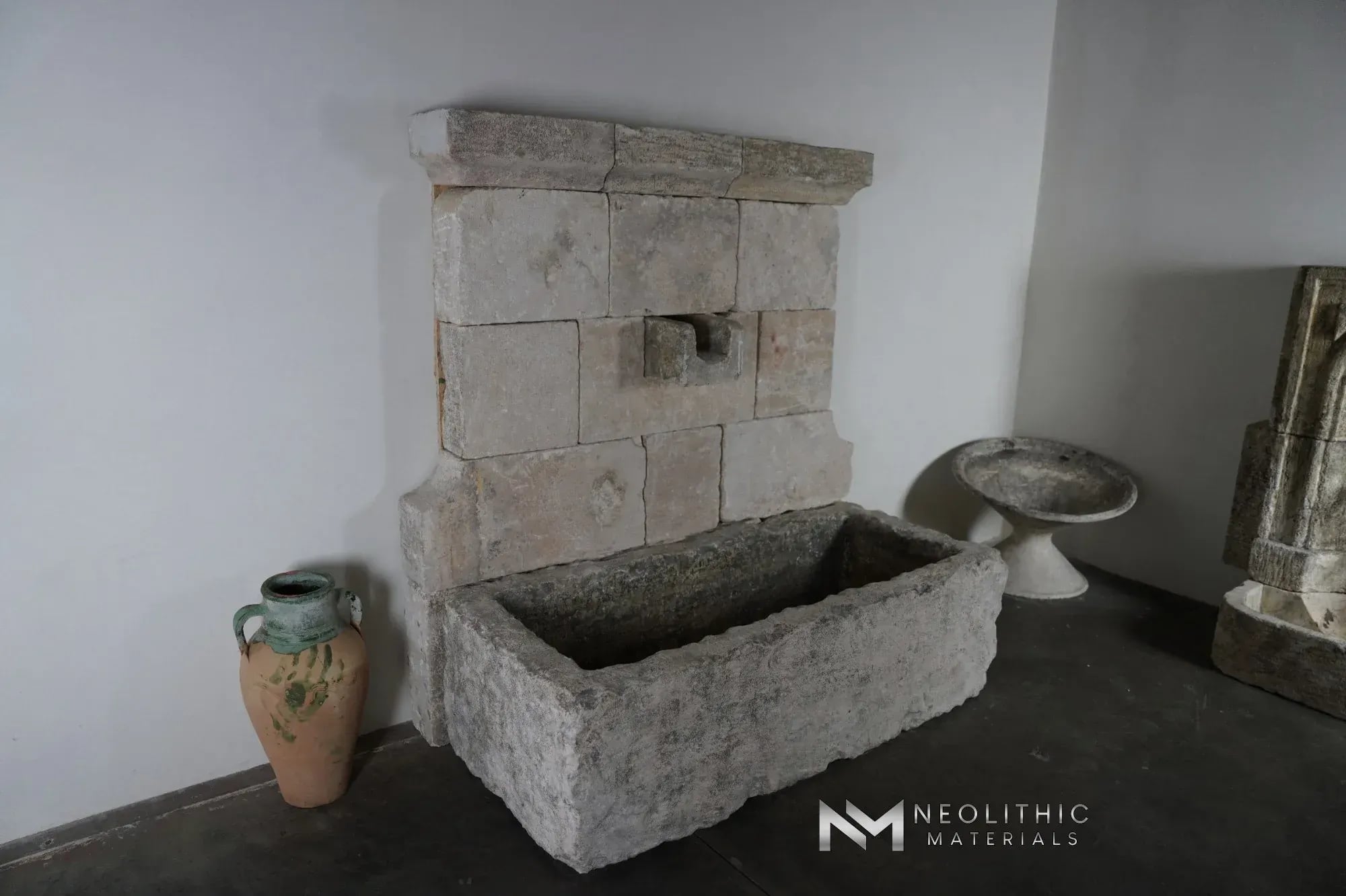 Reclaimed Limestone Fountain - Image 8
