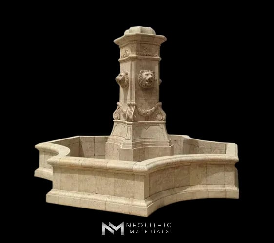 Reclaimed Limestone Fountain - Image 1