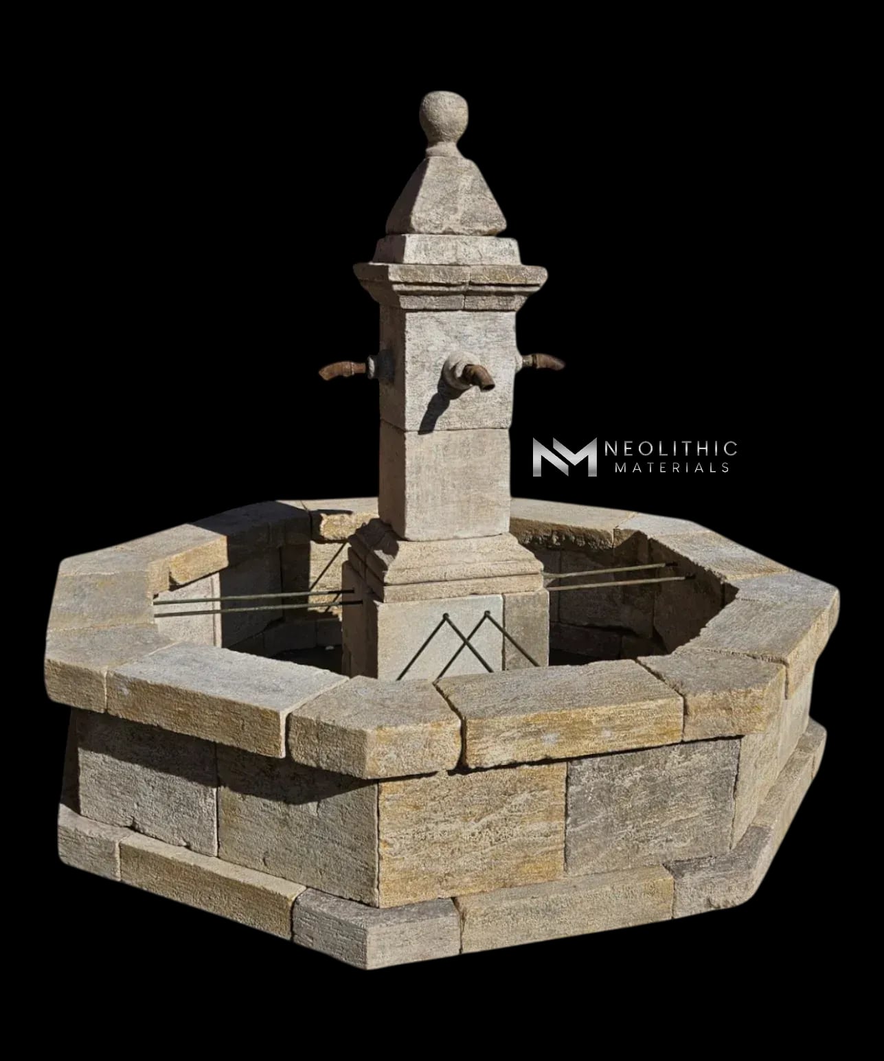 Reclaimed Limestone Fountain - Image 1