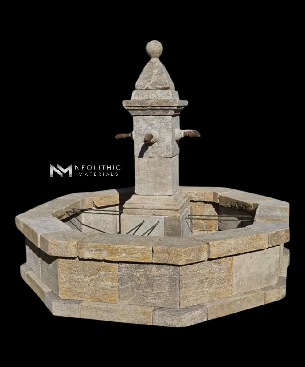 Reclaimed Limestone Fountain - Image 2