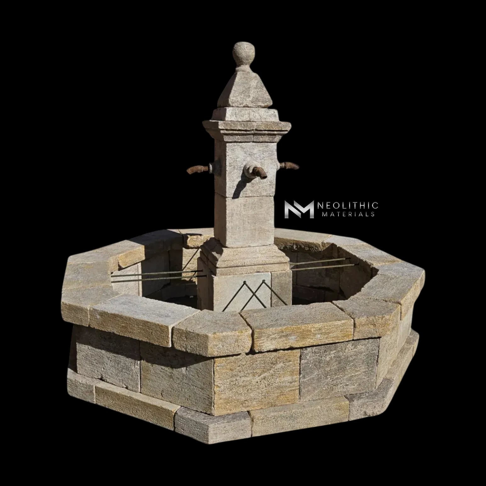 Reclaimed Limestone Fountain
