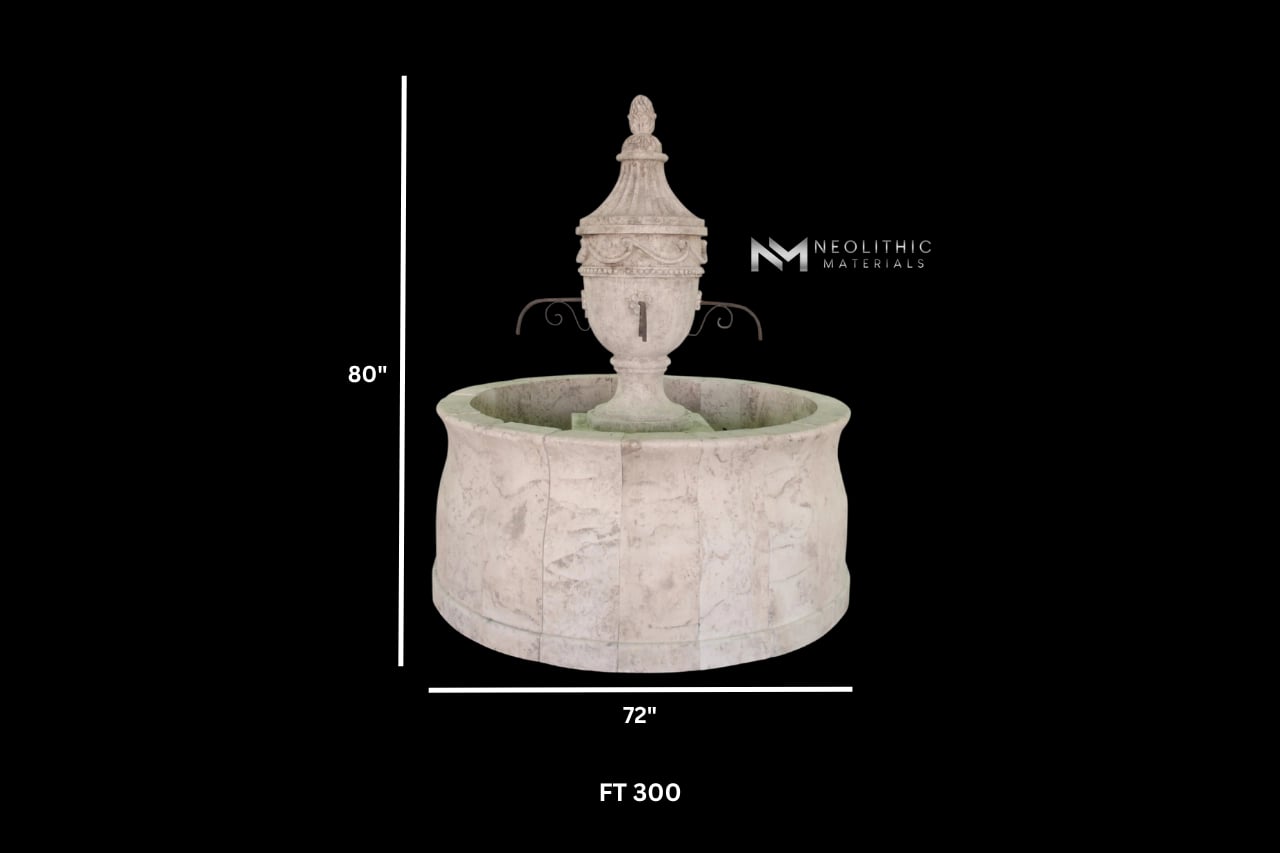 Limestone Fountain - Image 2