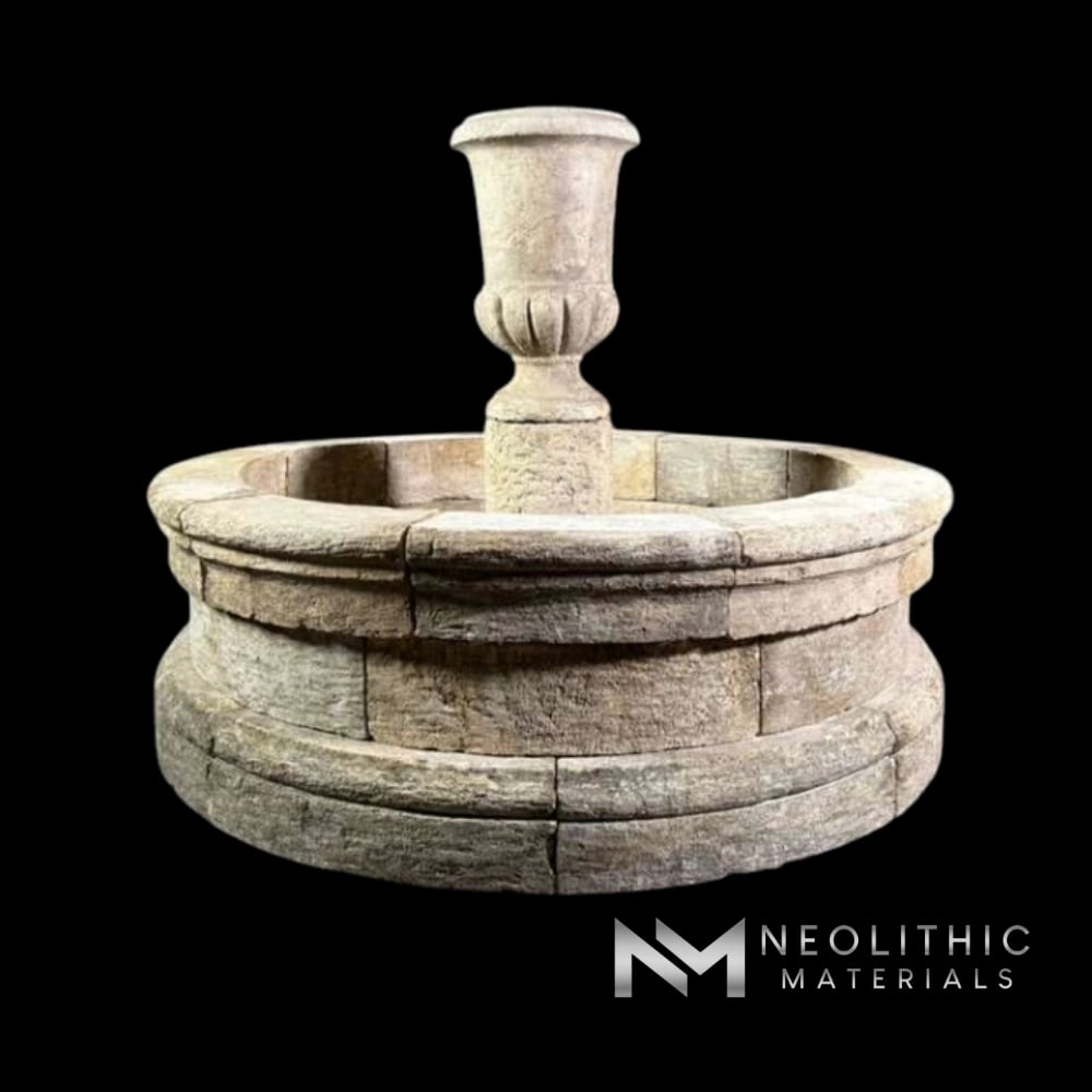 Reclaimed Limestone Fountain
