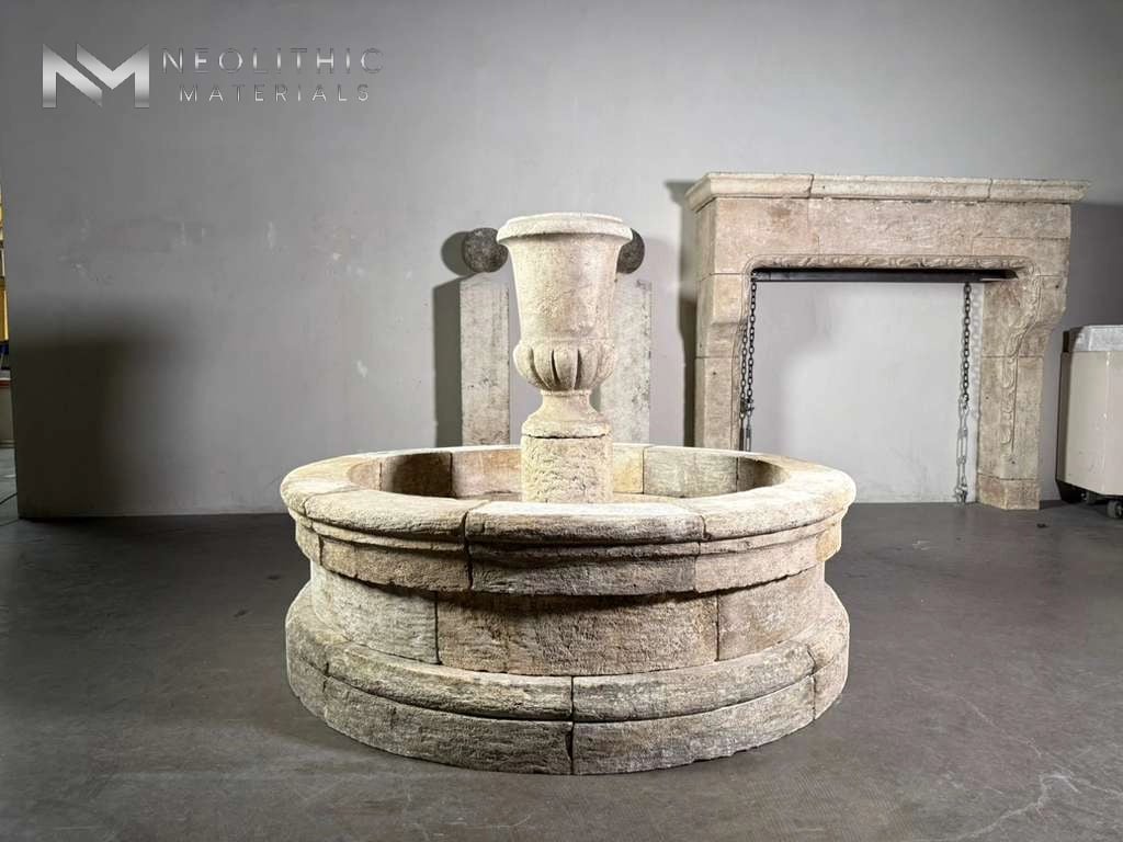 Reclaimed Limestone Fountain - Image 1