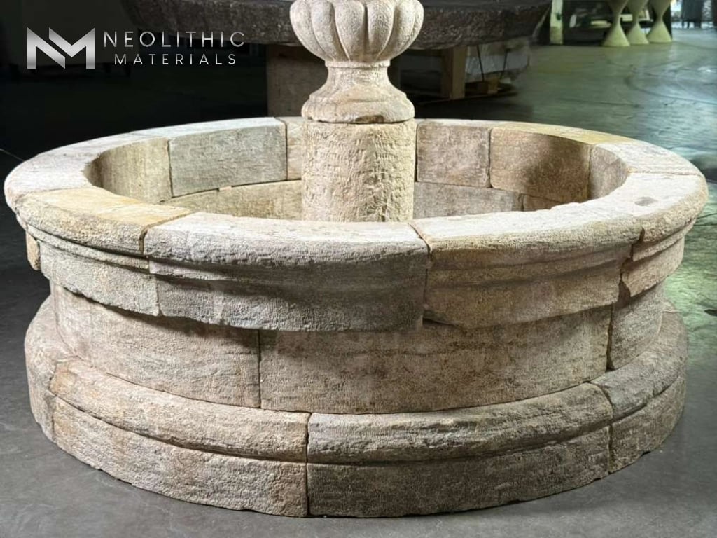 Reclaimed Limestone Fountain - Image 4