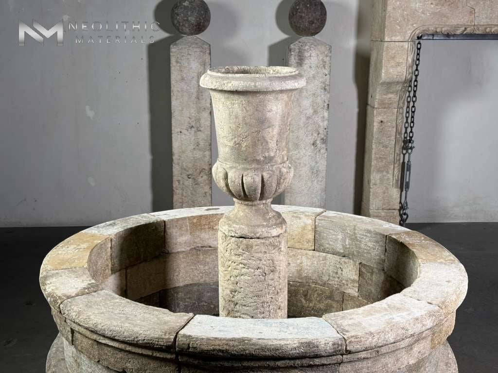 Reclaimed Limestone Fountain - Image 5