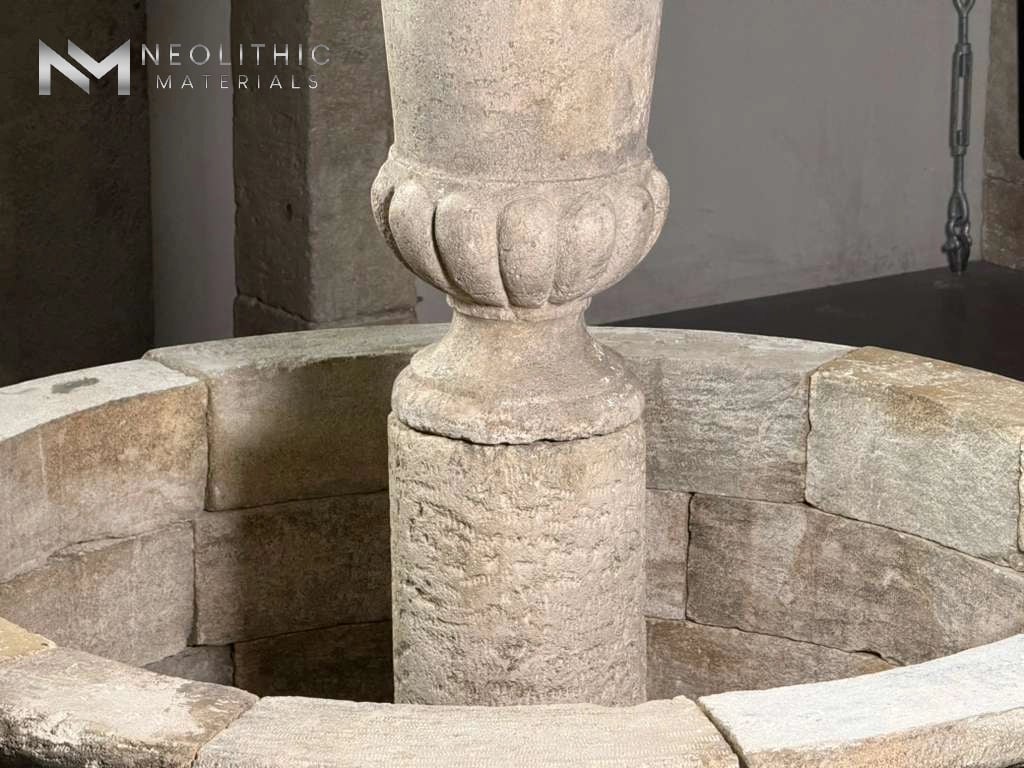 Reclaimed Limestone Fountain - Image 6