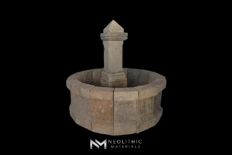 Reclaimed Limestone Fountain - Image 1