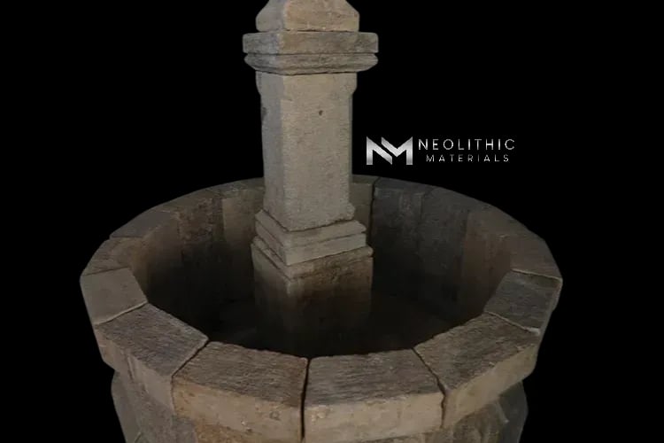 Reclaimed Limestone Fountain - Image 2