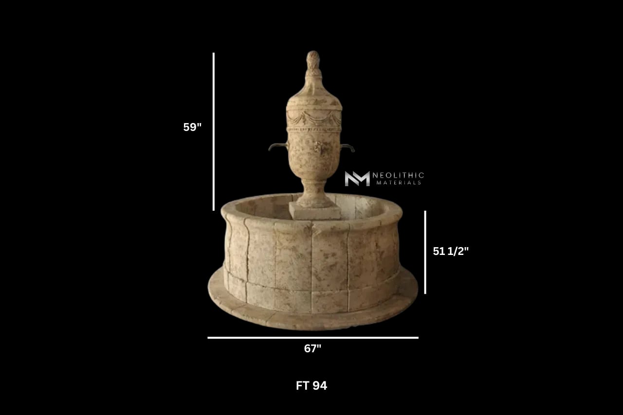 Limestone Fountain - Image 2