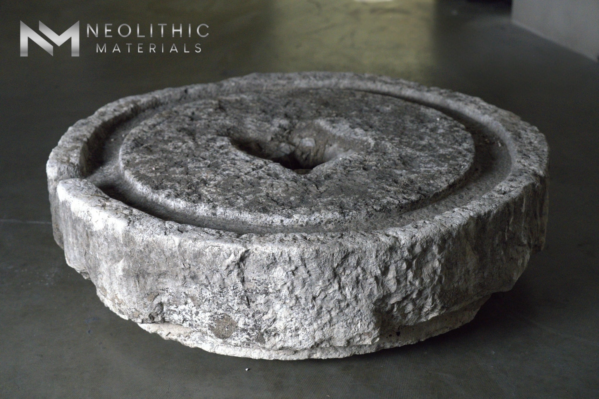 French Antique 18th Century Stone Mill - Image 1