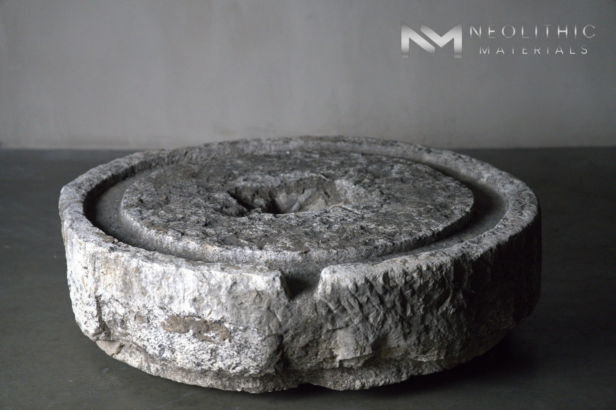 French Antique 18th Century Stone Mill - Image 4