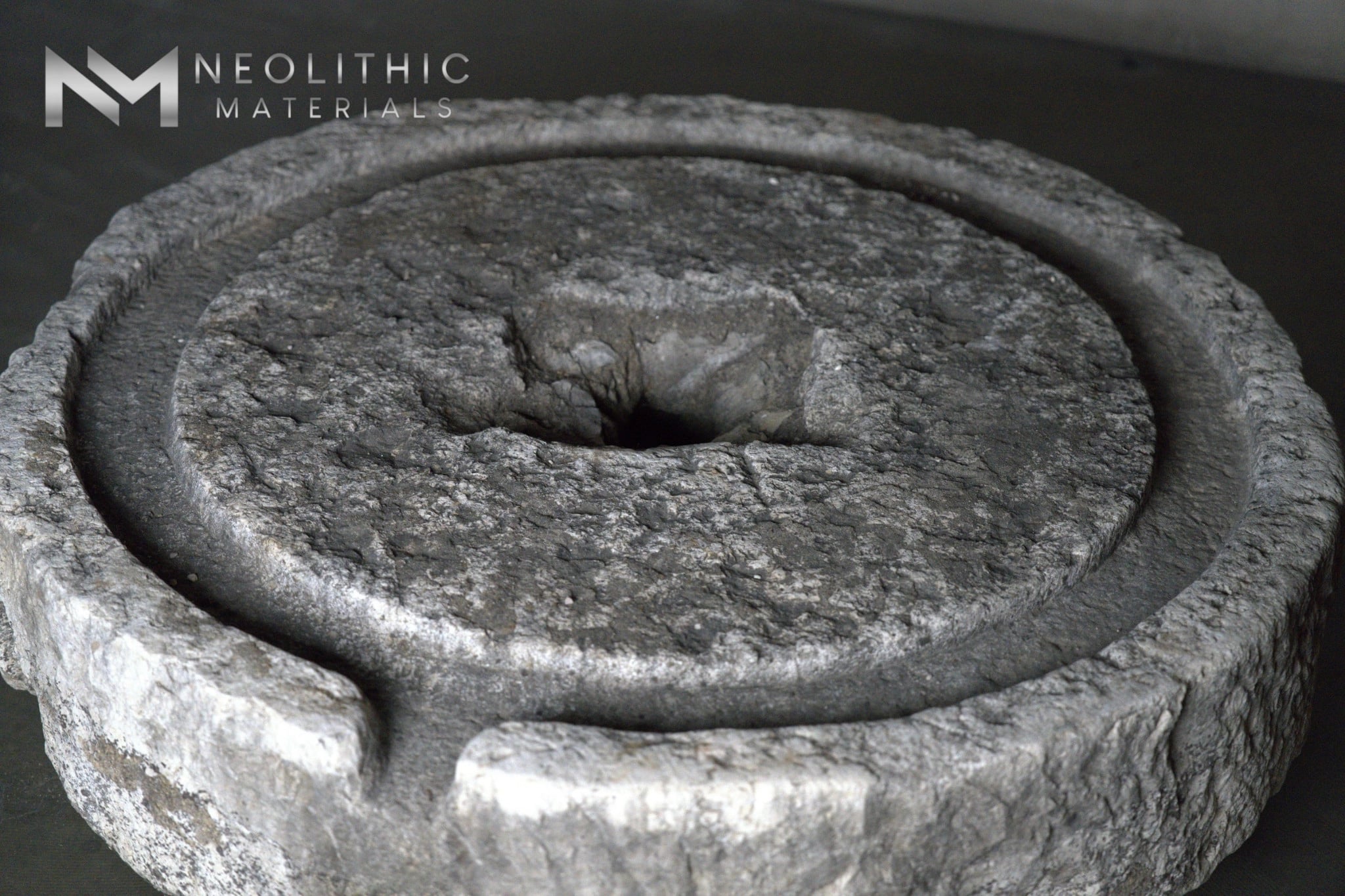 French Antique 18th Century Stone Mill - Image 6