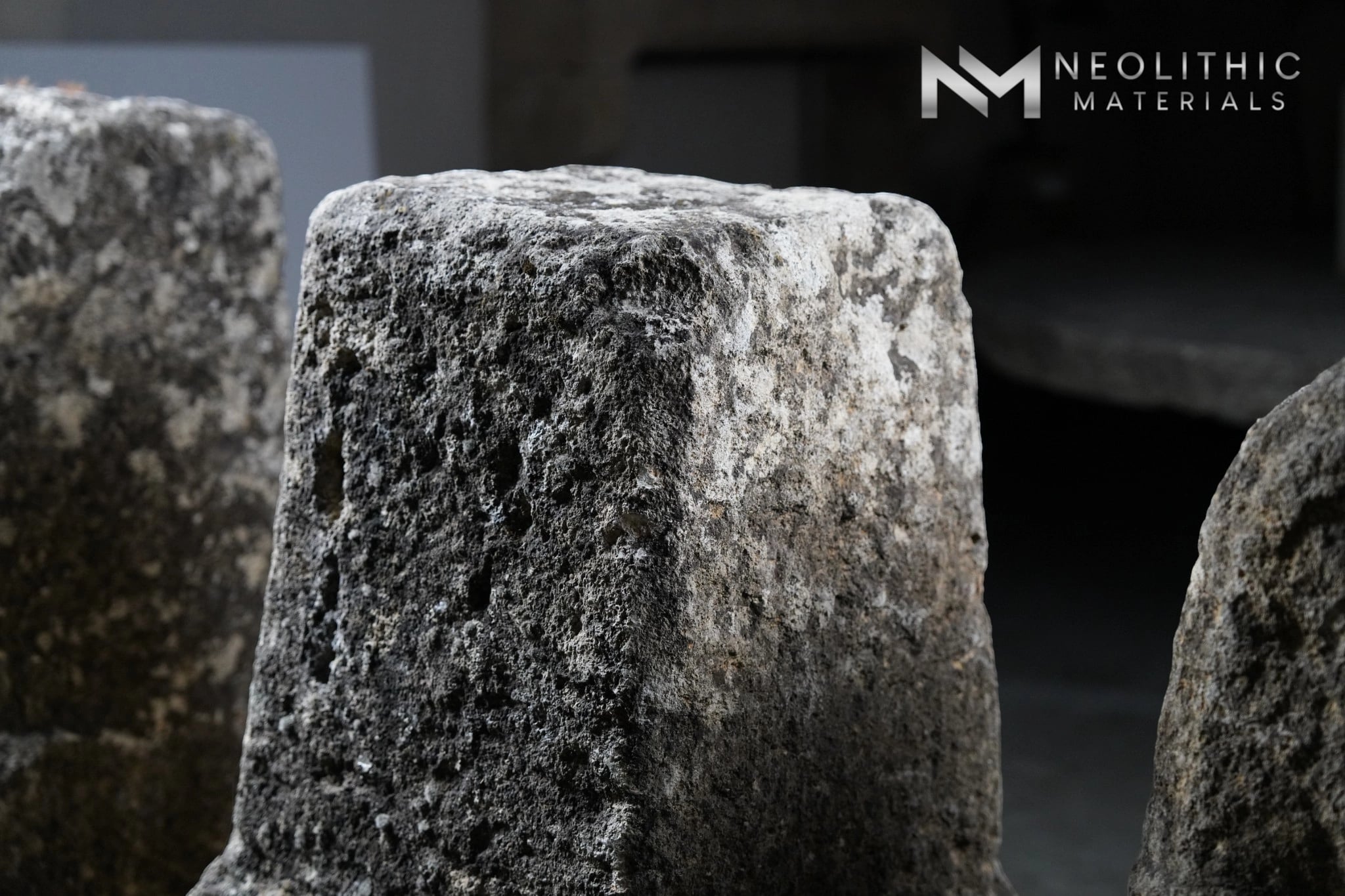 French Antique Limestone Bollards - Image 11
