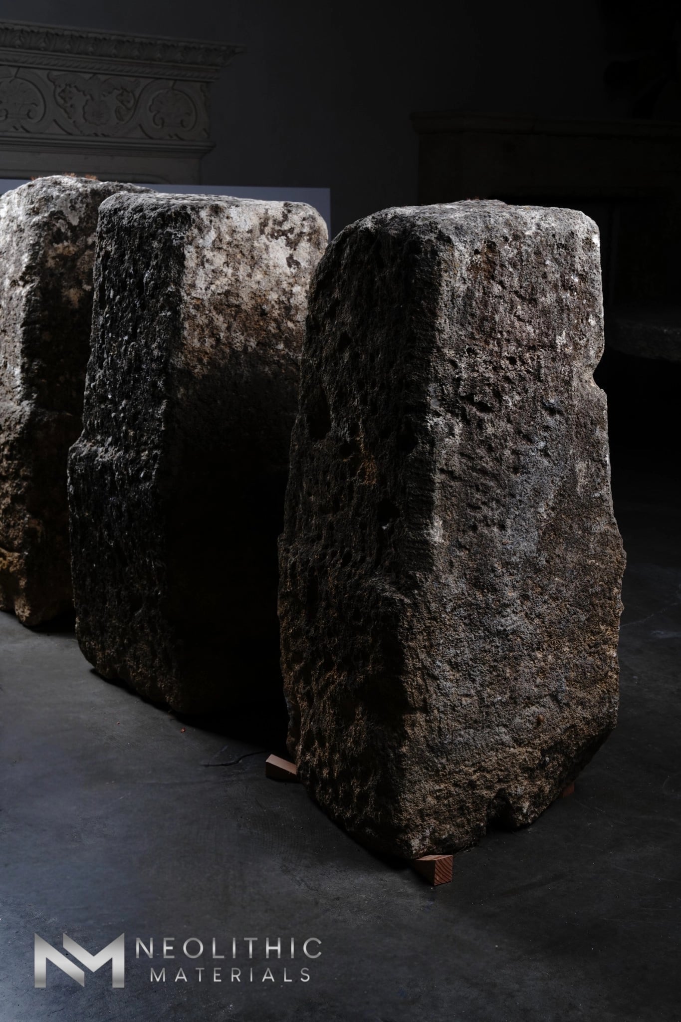 French Antique Limestone Bollards - Image 6
