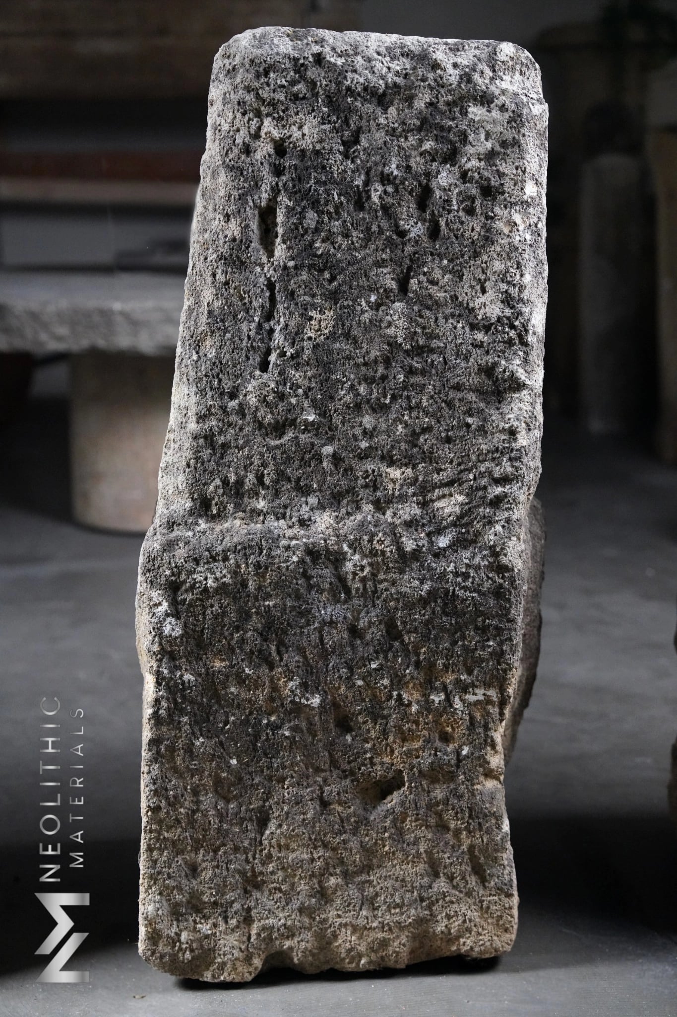 French Antique Limestone Bollards - Image 9