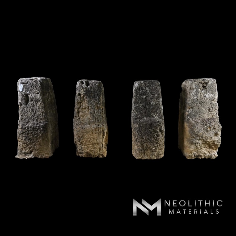 French Antique Limestone Bollards