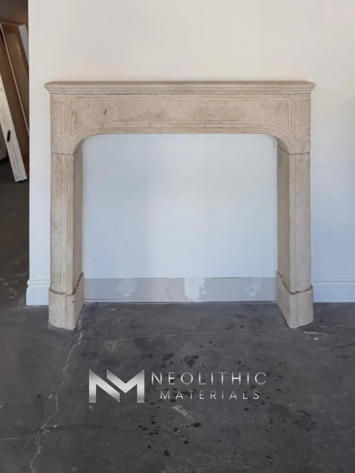 Reclaimed Limestone Mantel - Image 4