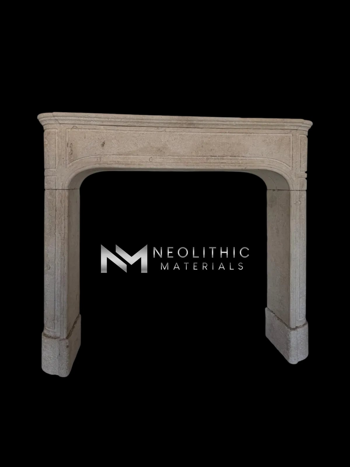 Reclaimed Limestone Mantel