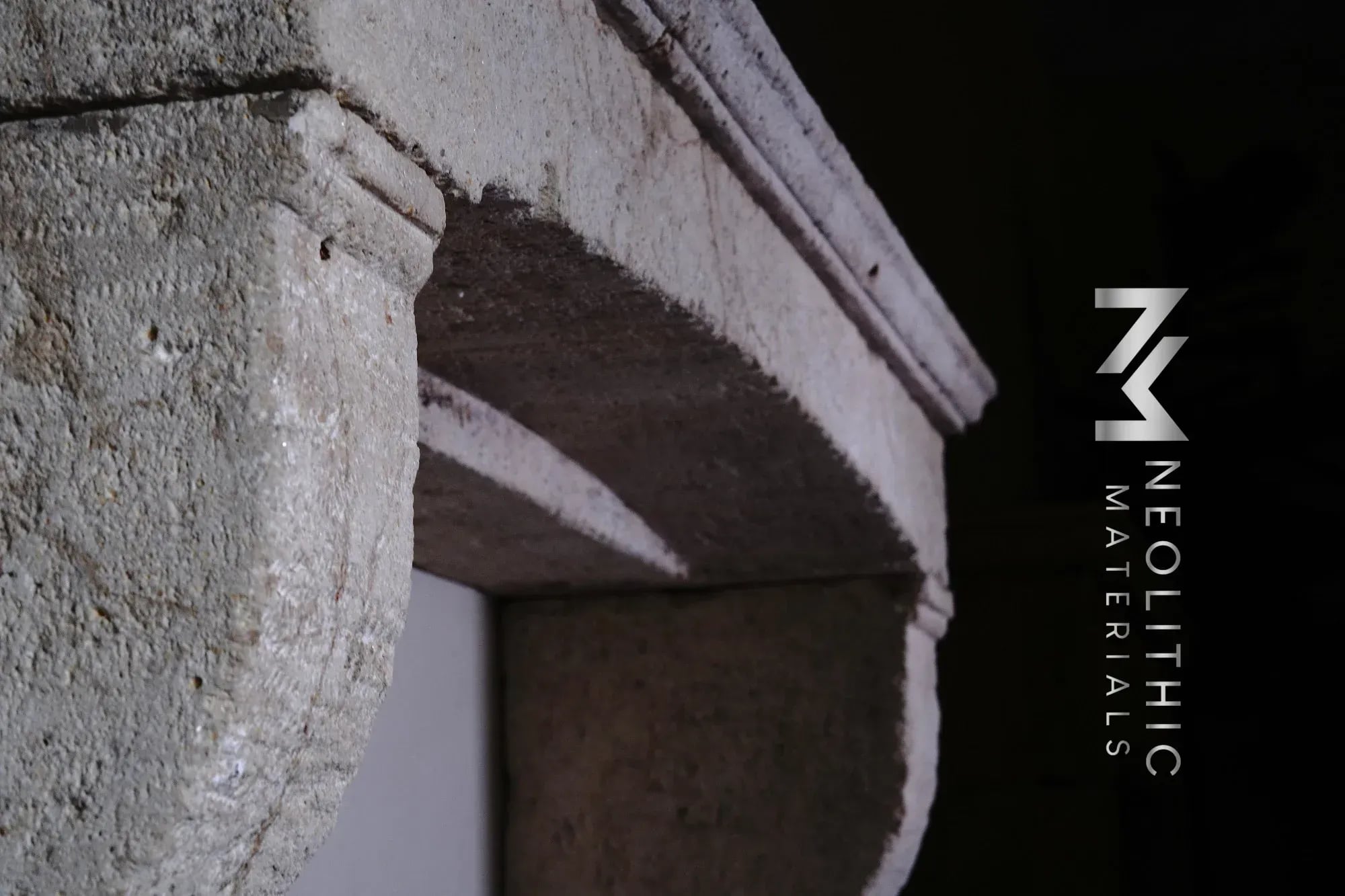 Reclaimed Limestone Mantel - Image 6