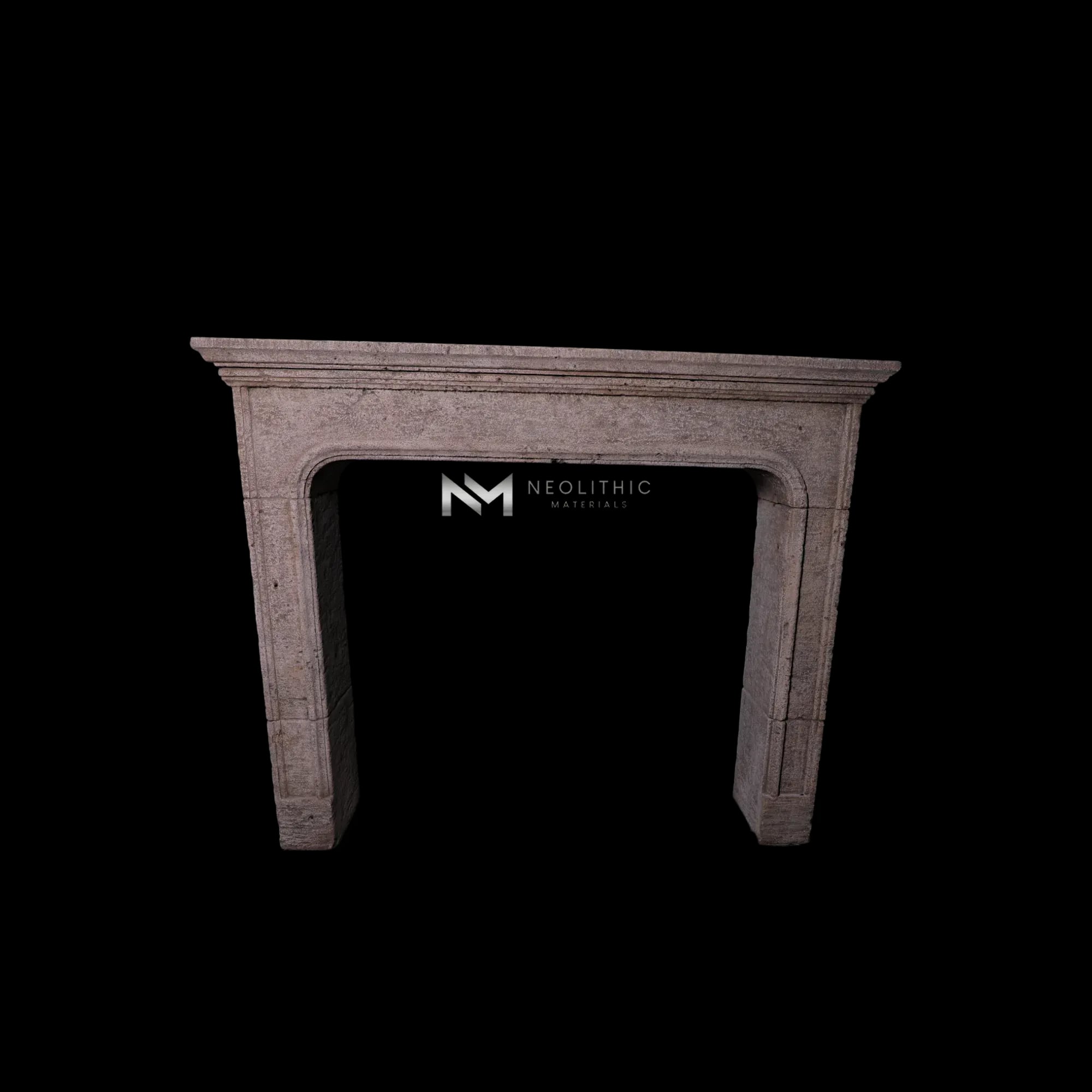 Reclaimed Limestone Mantel - Image 1