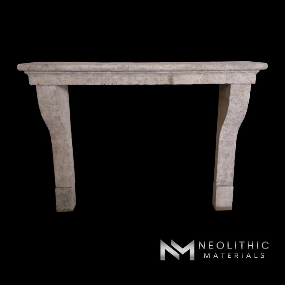Reclaimed Limestone Fireplace