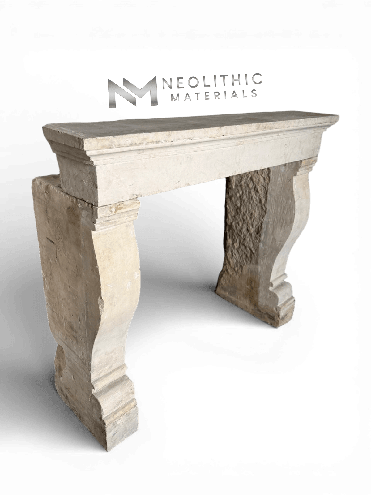 Antique Limestone Mantel