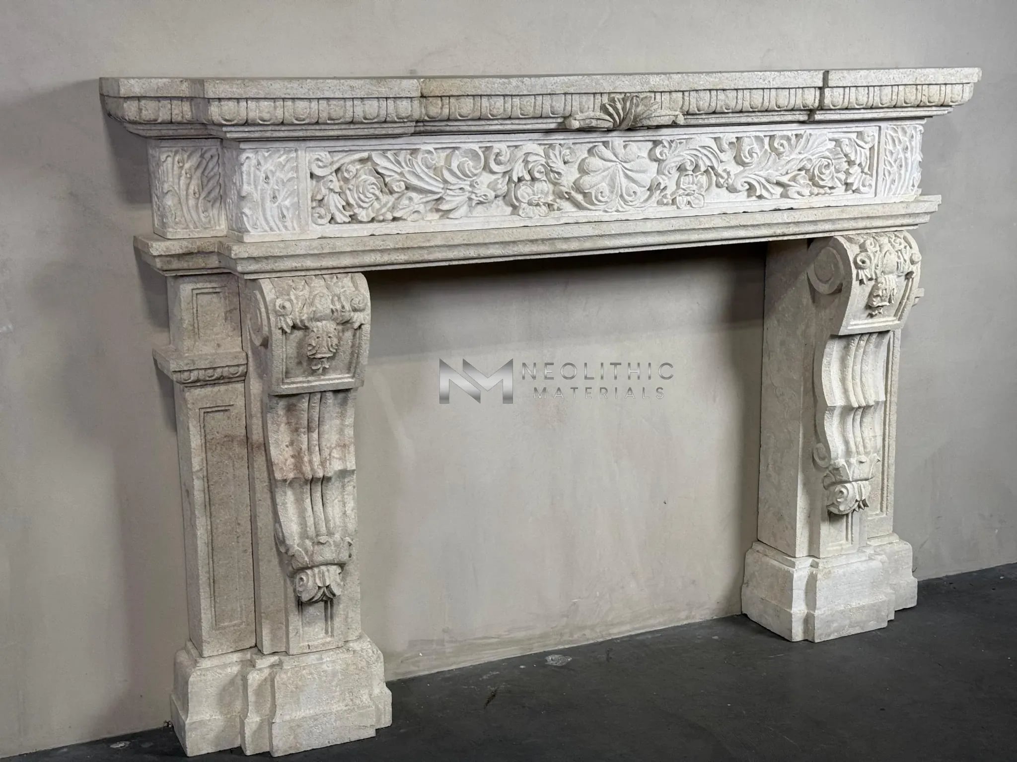 Limestone Mantel - Image 2