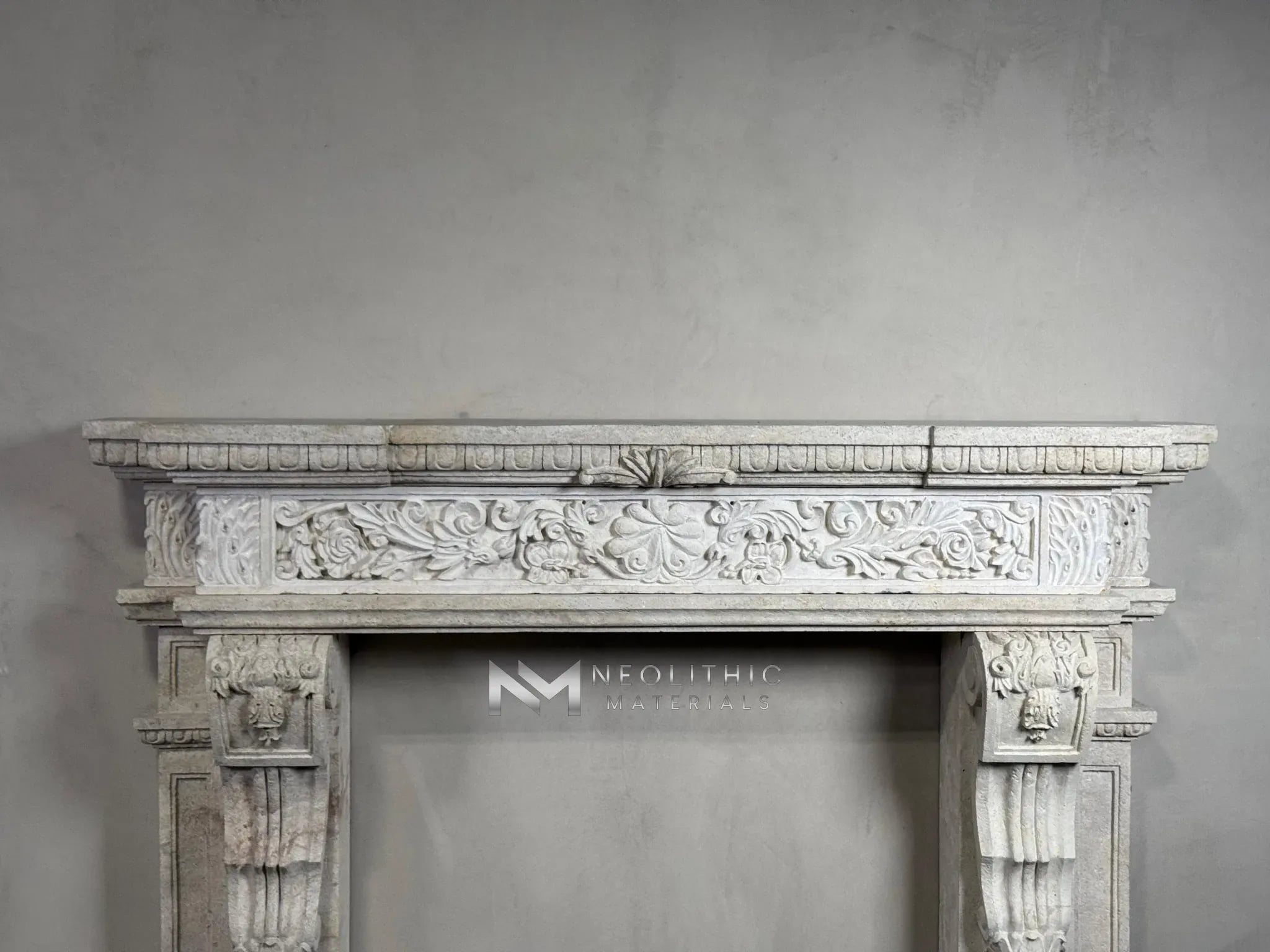 Limestone Mantel - Image 5