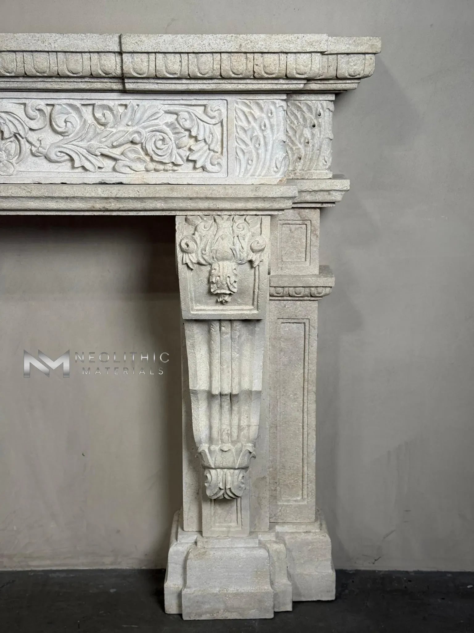 Limestone Mantel - Image 6