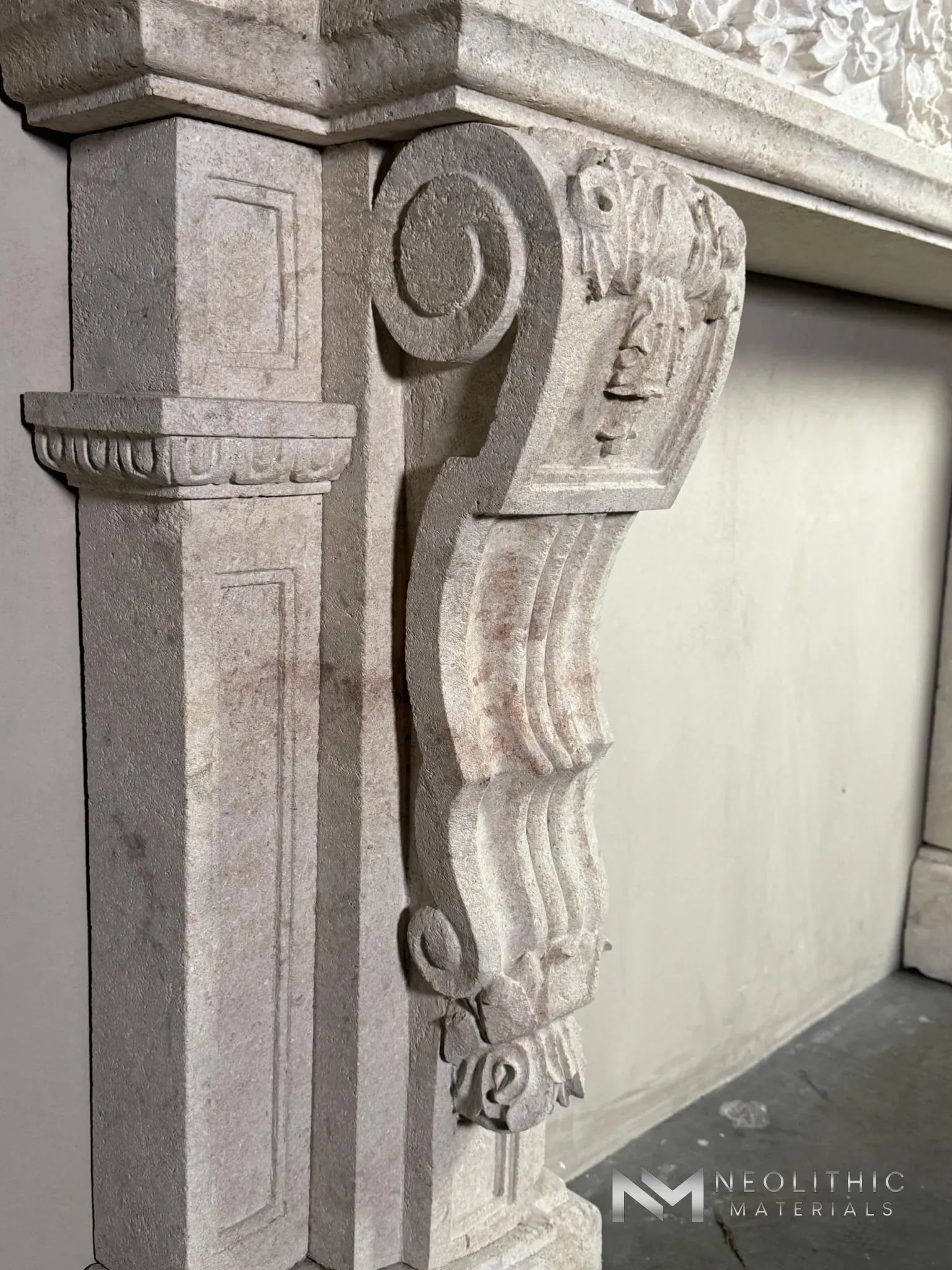 Limestone Mantel - Image 7