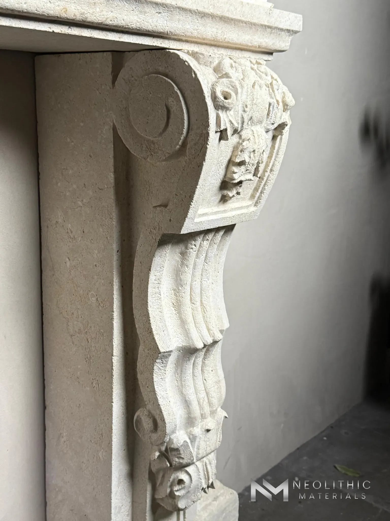 Limestone Mantel - Image 9
