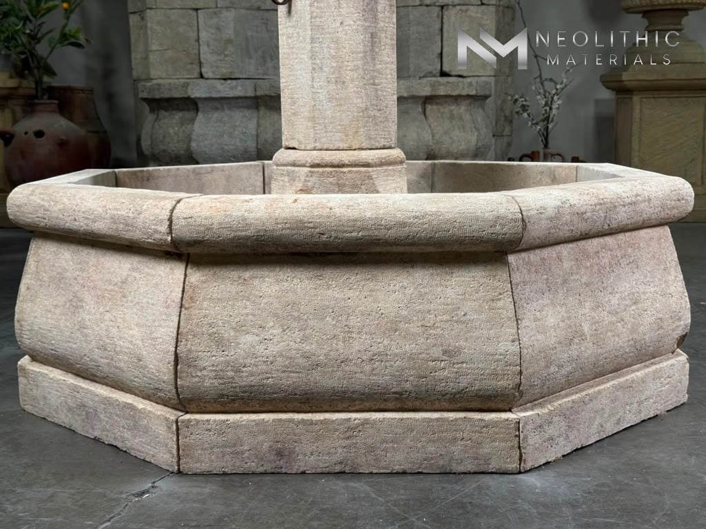 Limestone Courtyard Fountain - Image 5