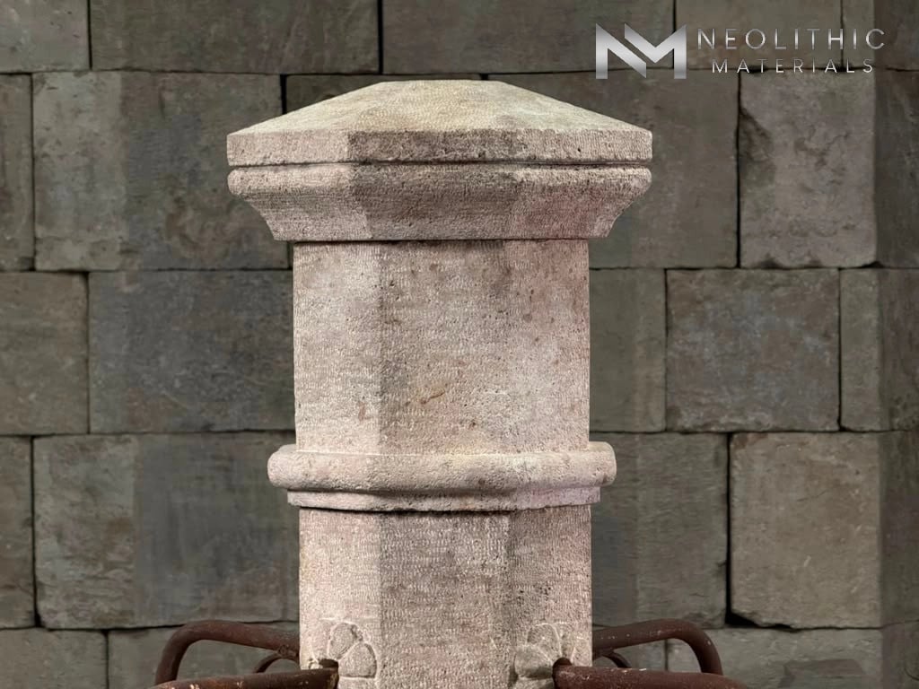Limestone Courtyard Fountain - Image 7