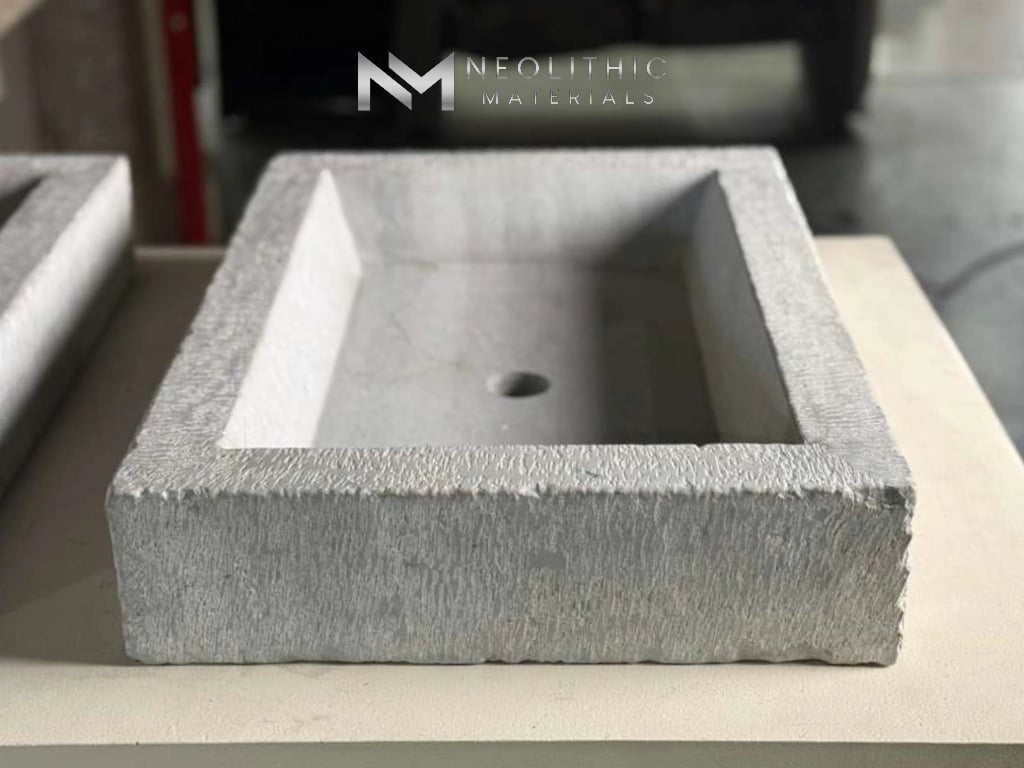 Gray Limestone Sink - Image 3