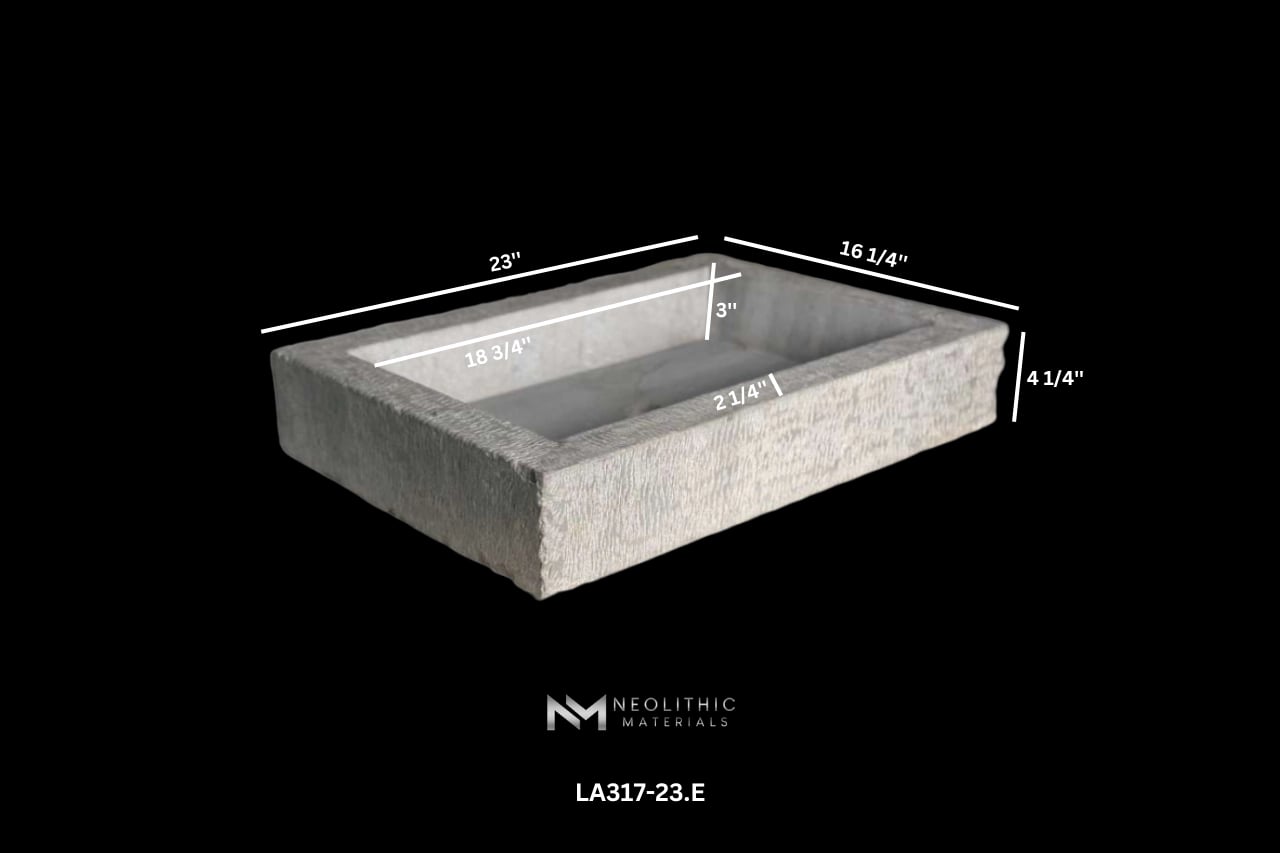 Gray Limestone Sink - Image 7
