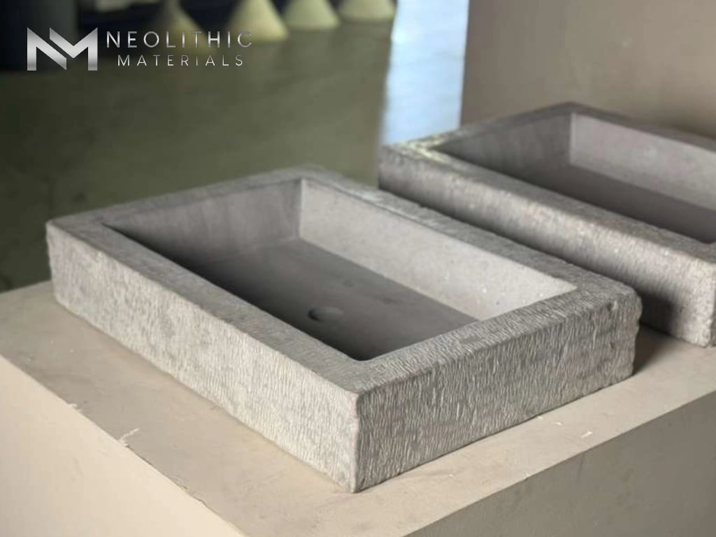 Gray Limestone Sink - Image 2