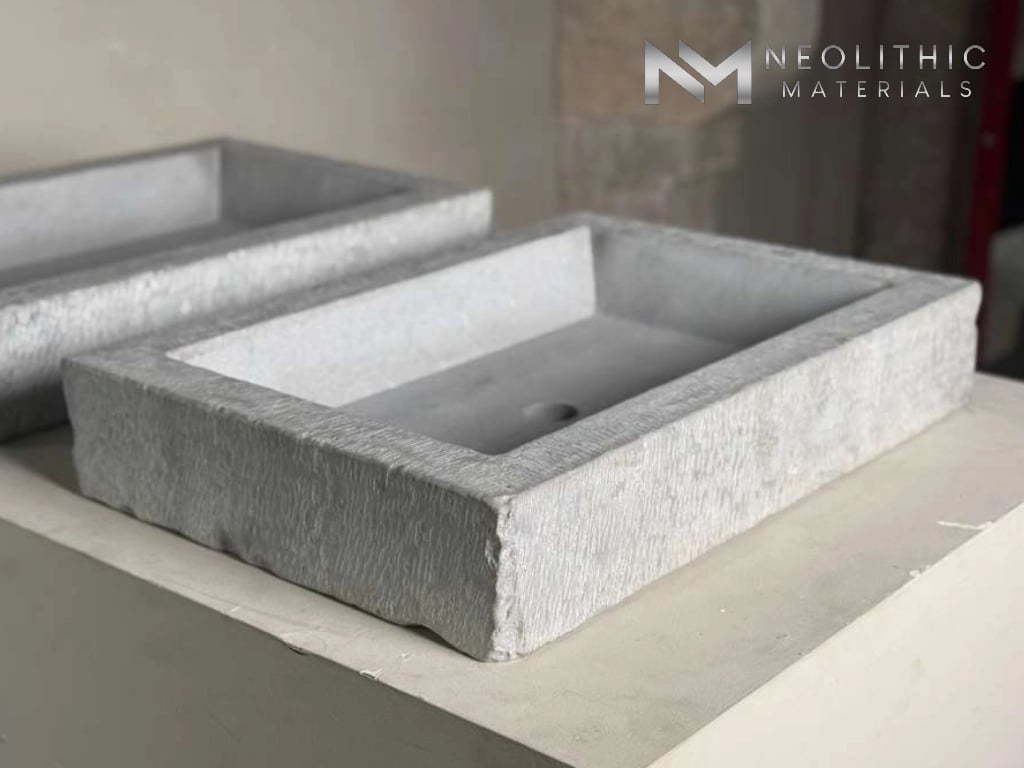 Gray Limestone Sink - Image 3