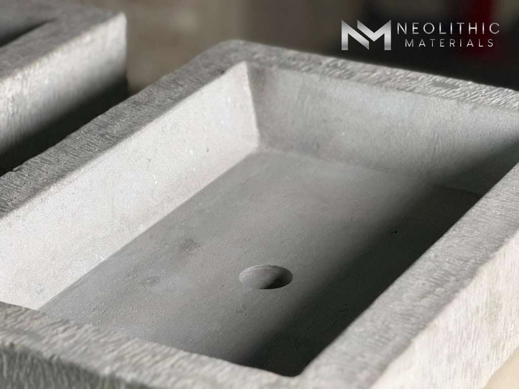 Gray Limestone Sink - Image 8