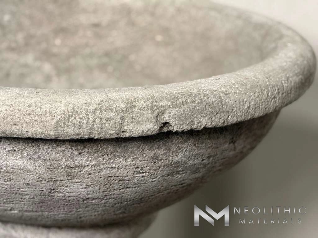 Limestone Bird Bath Fountain - Image 7