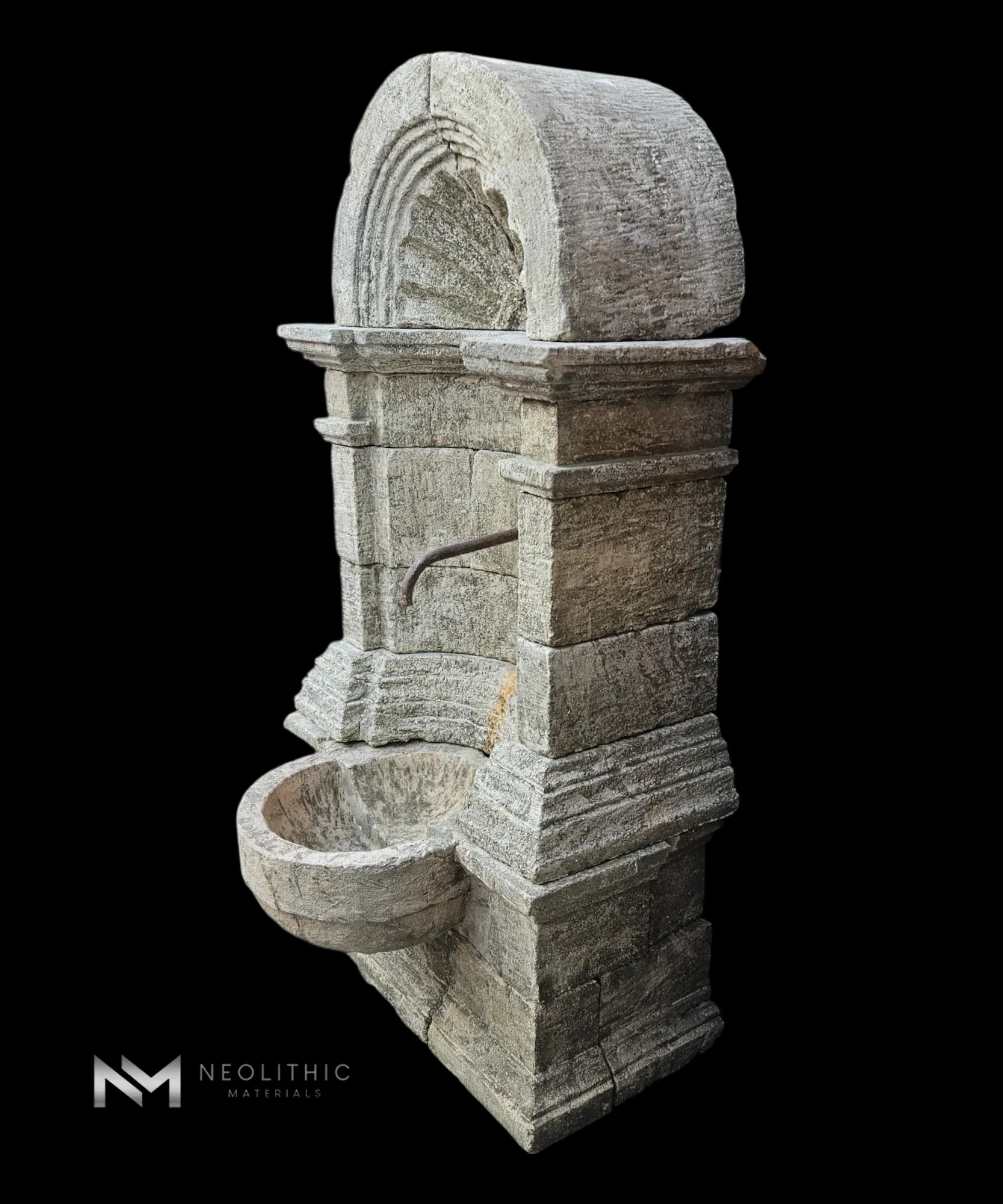 Reclaimed Limestone Fountain - Image 3