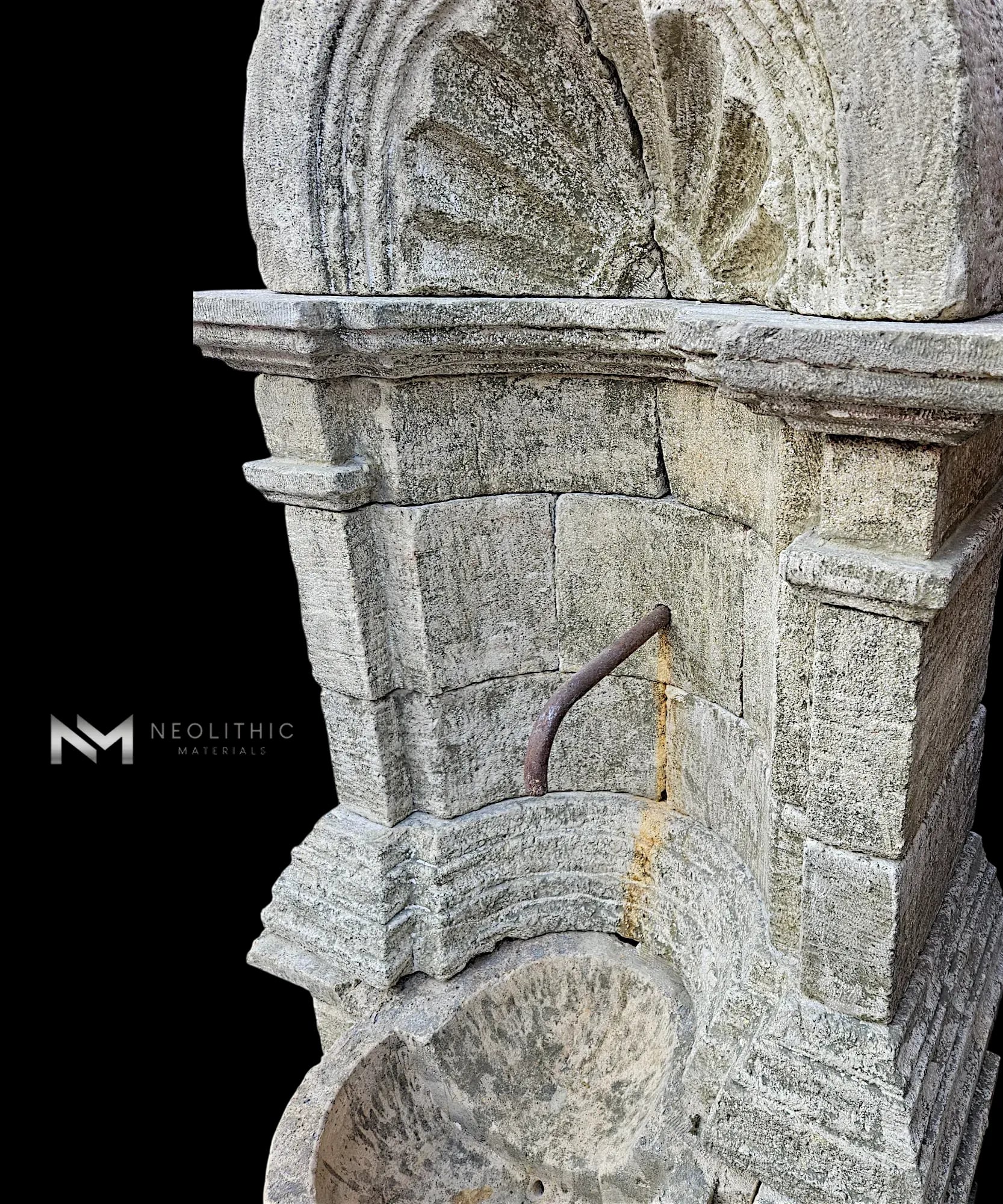 Reclaimed Limestone Fountain - Image 4