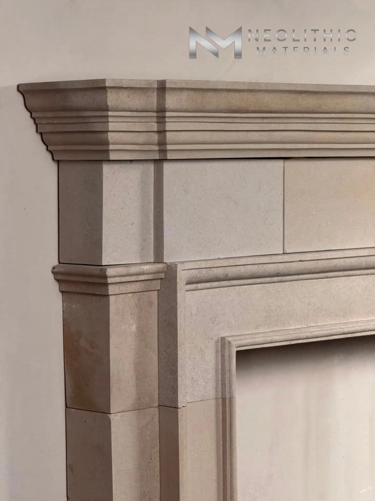 Limestone Fireplace - Image 4