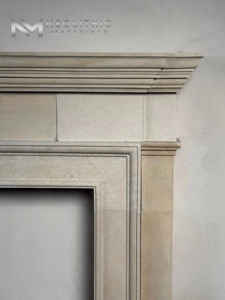 Limestone Fireplace - Image 5