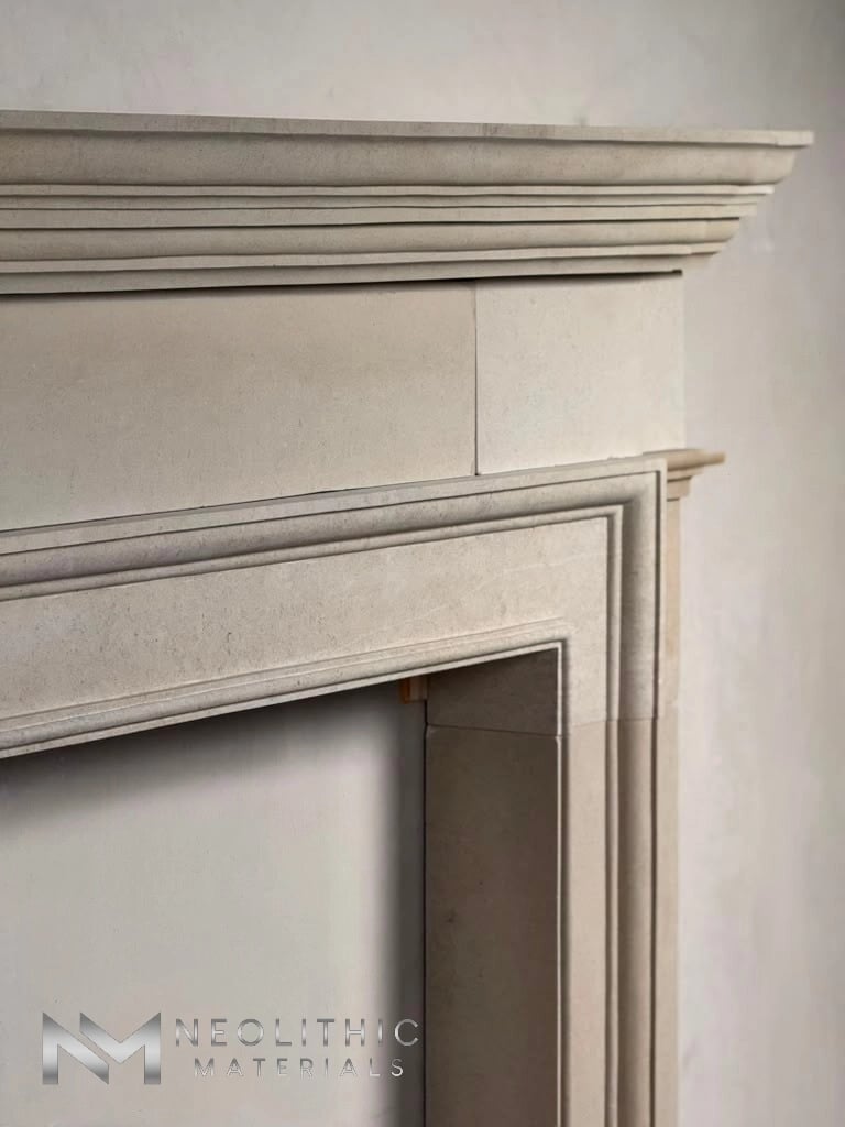 Limestone Fireplace - Image 6