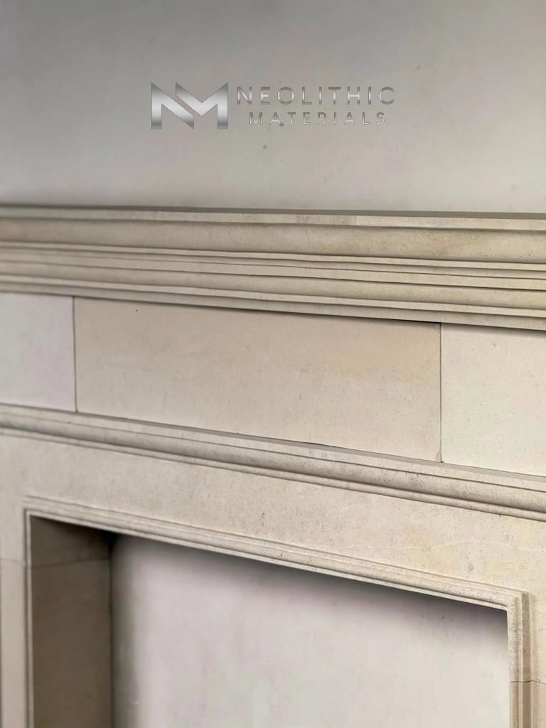 Limestone Fireplace - Image 7