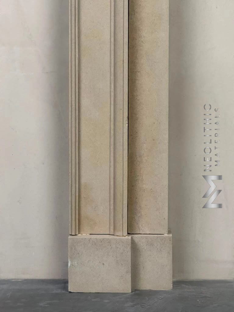 Limestone Fireplace - Image 8