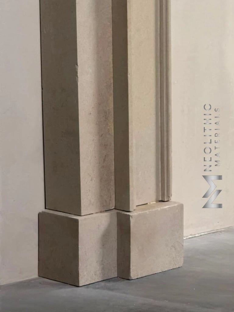 Limestone Fireplace - Image 9